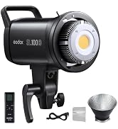 Amazon.com: Godox ML60 Luz de video LED portátil, 60 W 69000LUX